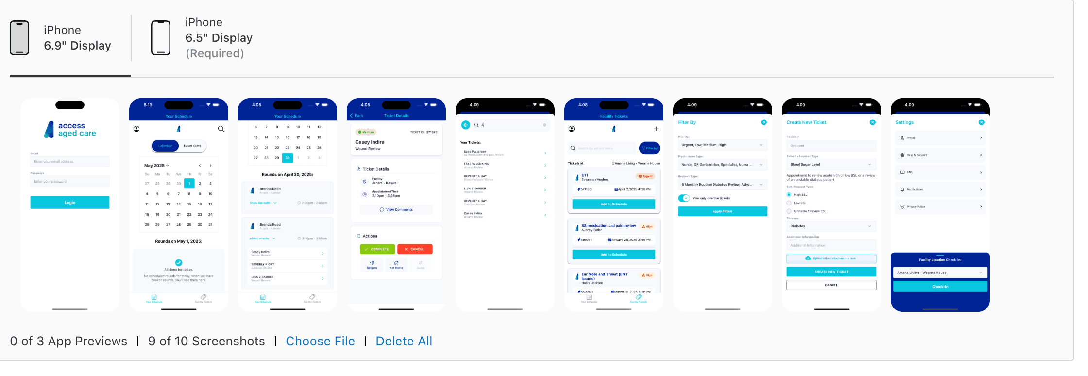 React Native Nurse Application